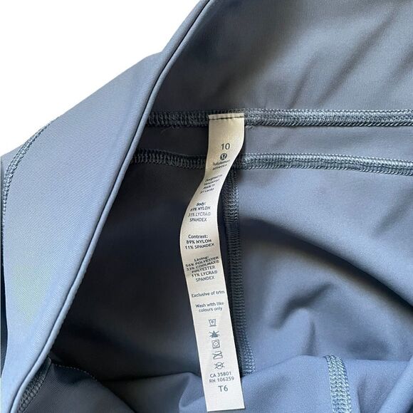 NWT LULULEMON Cool To Street Crop Blue Size 10 - Picture 4 of 9